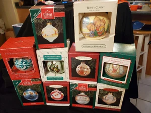 Hallmark Glass Ball Ornaments - Preowned, Includes Box - Various years & Styles - Picture 1 of 28