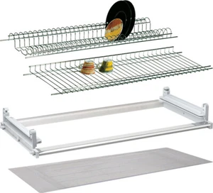 Scolapiatti Per Pensile In Kit Lunghezza cm 76 DecHome H012952+H013212 - Foto 1 di 1