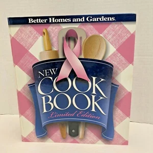 Better Homes & Garden Pink Ribbon Limited Edition Breast Cancer 5 Ring CookBook - Picture 1 of 6