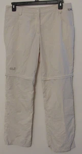 Damen wandelbare Wanderhose Jack Wolfskin Large beige UV Shield Camping - Bild 1 von 10