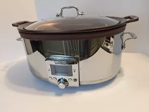 FDx. ALL-CLAD 7QT Slow Cooker Copper Aluminum Insert SC04 ,Rice, Steam, Cooker - Picture 1 of 24