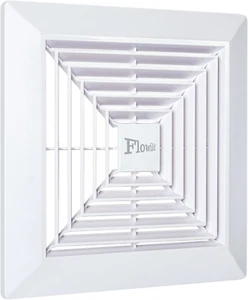 9x9 Bathroom Exhaust Fan Cover with Springs Replacement Parts for Square Ceiling - Picture 1 of 7