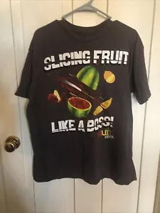 Camiseta gráfica Fruit Ninja 2011 gris XL - Imagen 1 de 3