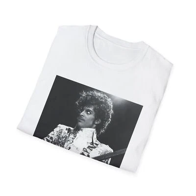 Camiseta Prince Estilo Vintage Camiseta Gráfica Algodón Premium Mercancía Música Unisex Camisa Foto 1 de 4