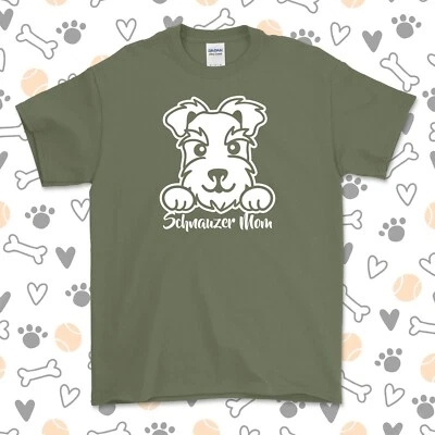 Camiseta Schnauzer mamá | Raza de perro | ¡Elige tu color! | Perro mamá | Foto 1 de 2