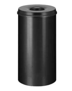 Selbstlöschender Cesto Carta Pattumiera 50 Litro Nero Altezza 63cm - Foto 1 di 2