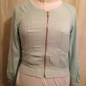 Candie's: Chaqueta forrada, manga larga, ligera con punta, punto de costilla @ manga y cintura, talla M - Imagen 1 de 5