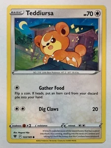 Pokemon Astral Radiance Teddiursa 122/189 NM/M  - Picture 1 of 1