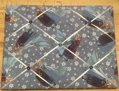 French Bulletin Board Photo Memo Blue Disney's Frozen Print 11.8 x 15.7 inches - Image 1 of 4