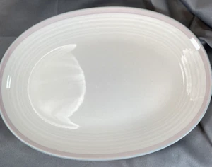 Pfaltzgraff Aura Pink- Large Oval Serving Platter/Plate 14" - Picture 1 of 12