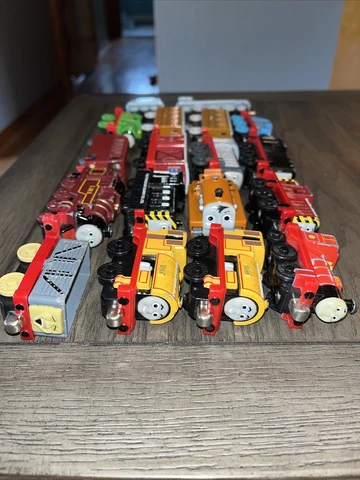 THOMAS FRIENDS TRAIN LOT!  PLAYWORN! ARTHUR MIKE TROUBLESOME TRUCK MAVIS Cover
