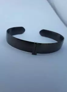 ONLY ONE! Keep Collective gunmetal BANGLE, Rare! - Picture 1 of 2