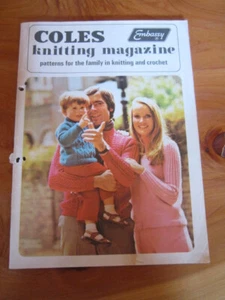 KNITTING PATTERN BOOK COLES KNITTING & CROCHET  GREAT **** MUST SEE - Picture 1 of 2