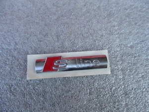 Audi A4 A5 A6 A7 Q3 Q5 Q7 Q8 S Line Fender Emblem Badge Used OEM 8N0853601 - Picture 1 of 4