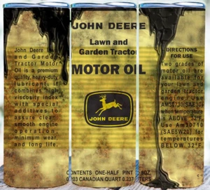 Cup Mug Motor Oil John style Tumbler 20oz w/ Straw great for you or Gift - Picture 1 of 1