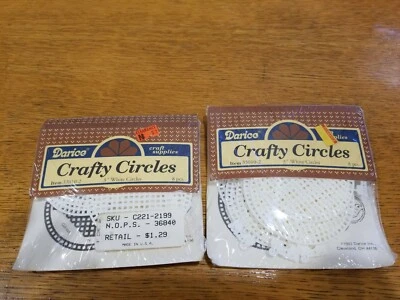 Unleash your creativity with the Darice Craft Supplies Plastic Canvas Circles - Image 1 of 4