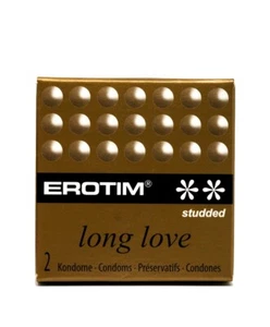 Erotim Long Love Studded Condoms Box (48 packs) )Free Shipping - Picture 1 of 1