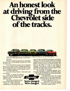 1971 MONTE CARLO - CHEVELLE SS - CAMARO SS - NOVA SS - CORVETTE ~ ORIGINAL AD - Picture 1 of 1
