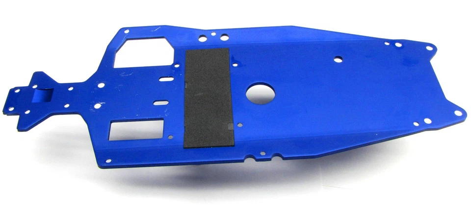Fits Jato 3.3 (55077-3) - CHASSIS plate (blue anodized aluminum) 3.3 Traxxas - Image 1 of 1
