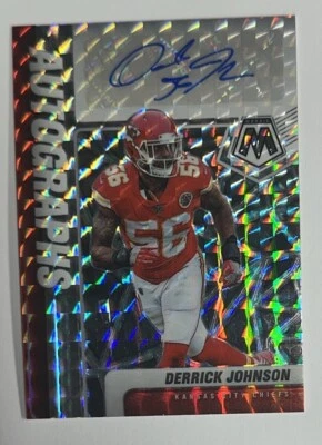 2021 Panini Mosaic Derrick Johnson Auto #A-DJ - Image 1 of 4