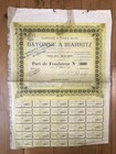 CHEMIN DE FER de BAYONNE A BIARRITZ 1877 (A2)