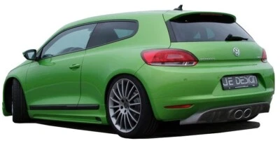 JE-Design Heckeinsatz Diffusor Carbon-Look mittig passt bei Scirocco 3  JE1335CL - Bild 1 von 3