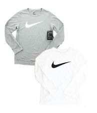 Nike Boys' T-Shirt Dri-FIT Long-Sleeve Training Shirt, AR5313 Gym Top MSRP $25