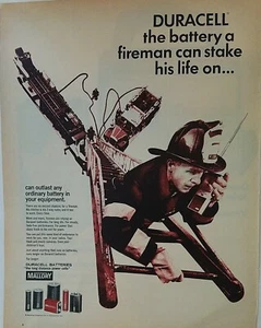 1968 Mallory Duracell battery farm and can stake his life on radio vintage ad - Picture 1 of 1