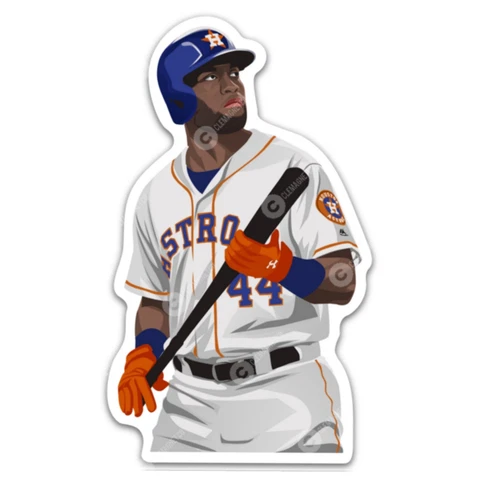 Yordan Álvarez MAGNET - Vinyl Houston Astros #44 MLB decal HR Cover