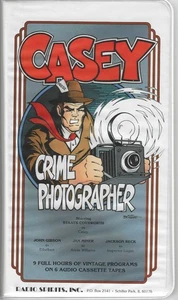 Casey Crime Photographer Radio Show, Set of Six Cassettes, Radio Spirits - Picture 1 of 2