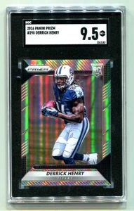 2016 Panini Prizm Derrick Henry Silver Prizm RC #298 SGC 9.5 MINT+ - Picture 1 of 2