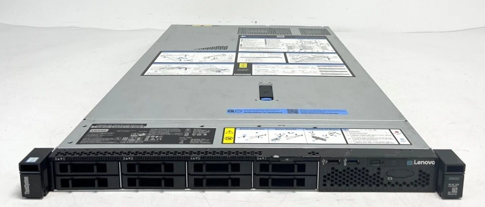 Lenovo ThinkSystem SR630 2 x Xeon Gold 6150 CPU, 256GB, 8 x 3.84TB SSD - Image 1 of 1