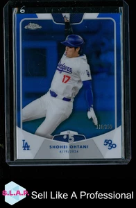SHOHEI OHTANI TOPPS CHROME MLB BASEBALL 2024 EN 110/150 BASE - Bild 1 von 2