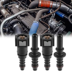High Quality Nylon Car Fuel Line Connector 789mm Straight 2 Sets Included - Picture 1 of 6