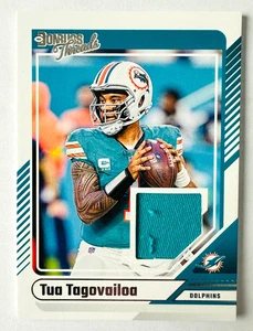 2024 Donruss Threads Tua Tagovailoa Jersey Card Dolphins Star! - Picture 1 of 3