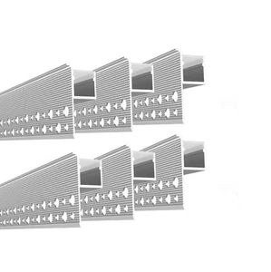Profilo a LED per cartongesso confezione da 6 pezzi 3,3 FT/1 metro per pareti e - Foto 1 di 24