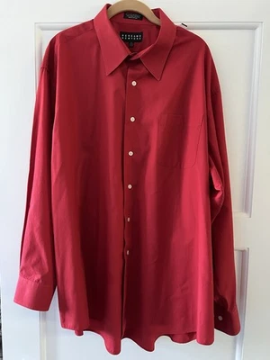 Camisa de vestir Bergamo New York ~ XXL~Roja~Manga larga abotonada Foto 1 de 4
