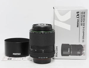 PENTAX Telephoto Zoom Lens HD DA55-300mm F4.5-6.3ED PLM WR RE K mount APS-C New - Picture 1 of 7