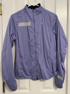 Chaqueta Nike Element para mujer grande lavanda DRI-FIT cremallera completa correr cuello falso - Imagen 1 de 10