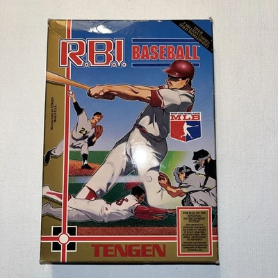 NES Nintendo - RBI Baseball - CIB Complete in Box w/ Poster  and Manual- Tengen - Image 1 of 4