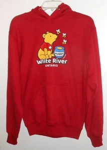 New Winnie the Pooh Hunny Pot White River Ontario Hooded Sweatshirt Size S S44 - Picture 1 of 5