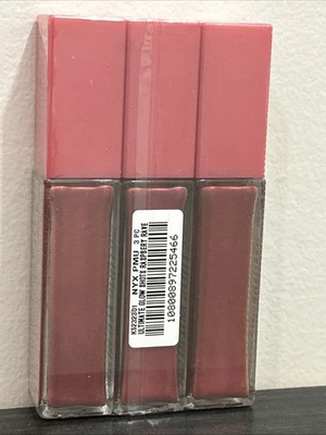 Sombra de ojos líquida NYX Ultimate Glow Shots UGS12 Raspberry Rave paquete de 3 Foto 1 de 4