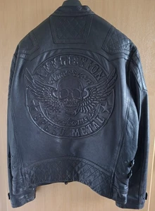 Affliction Lederjacke Herren 2XL schwarz - Bild 1 von 8