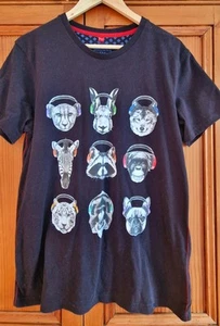 Joe Browns Mens Black T-Shirt Size Large - Picture 1 of 2
