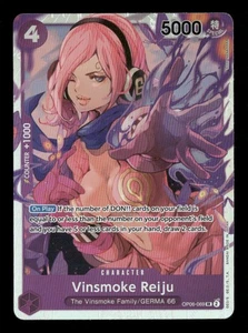Vinsmoke Reiju OP06-069 One Piece Wings of the Captain SR CASI NUEVO Inglés - Imagen 1 de 2