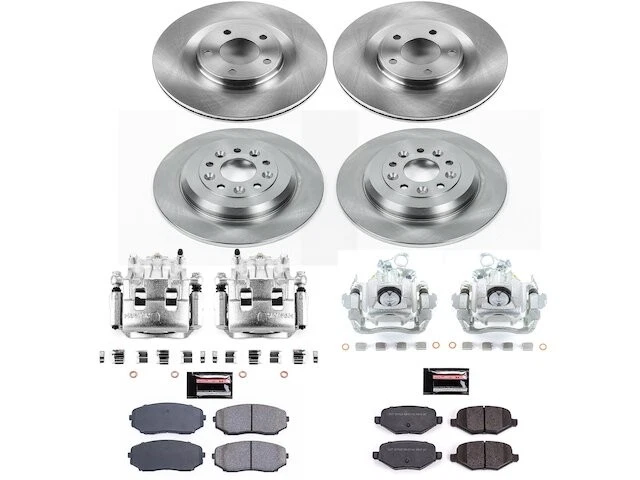 Комплект переднего и заднего тормозных колодок и ротора 51JSRJ36 для Ford Edge 2011 2012 - Изображение 1 из 1