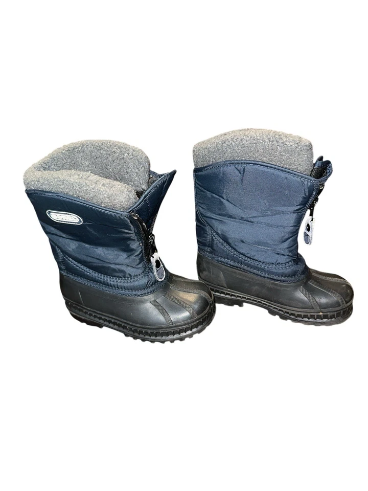 Sorel Toddler Size 10 Blue/Black Kootenay Waterproof Insulated Snow Boots - Image 1 of 4