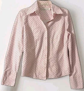 Vintage Tommy Hilfiger Long Sleeve Button Up Shirt Women's Sz 8 - Picture 1 of 5