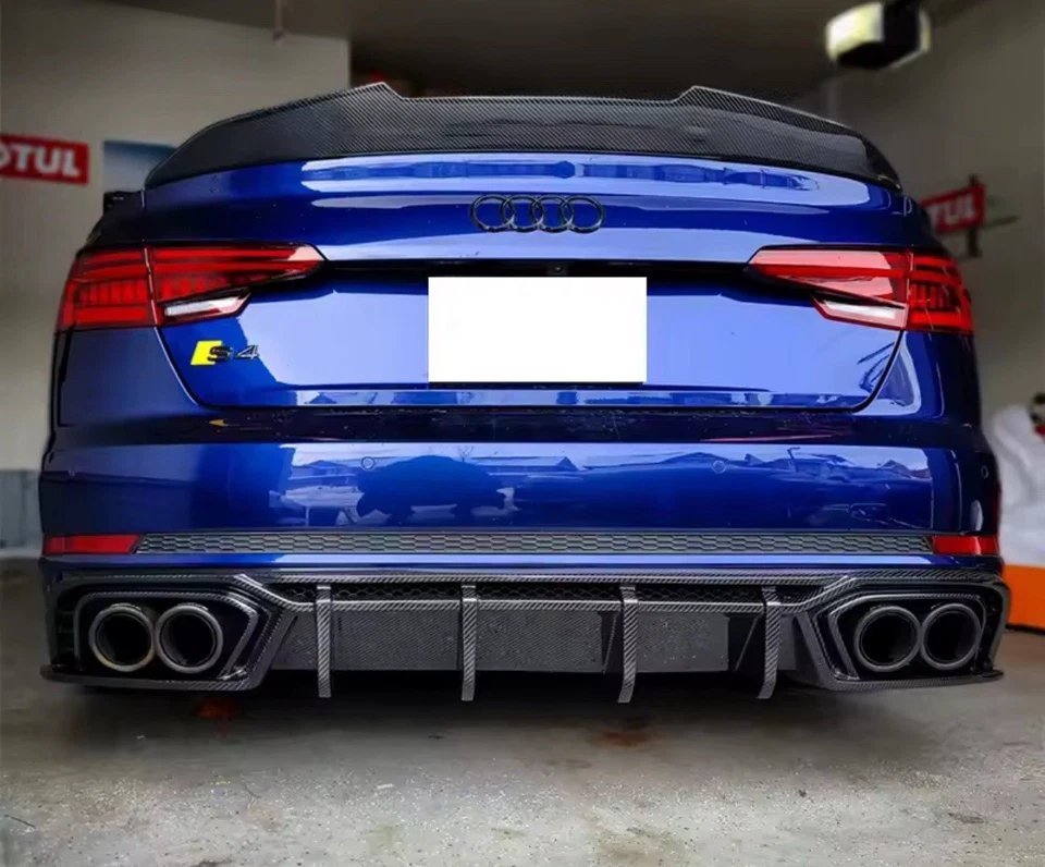 Alerón trasero de fibra de carbono para AUDI A4/S4 B9 B9.5 sedán estilo PSM 2016 Foto 1 de 4