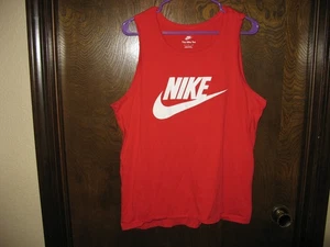 Camiseta deportiva para hombre Nike The Nike roja con blanca Nike talla L - Imagen 1 de 3